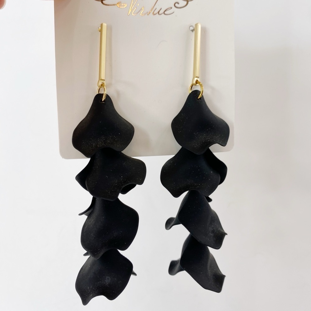 Virtue Jewelry Design Hyacinth Earrings on Bar Posts - Picture 4 of 8